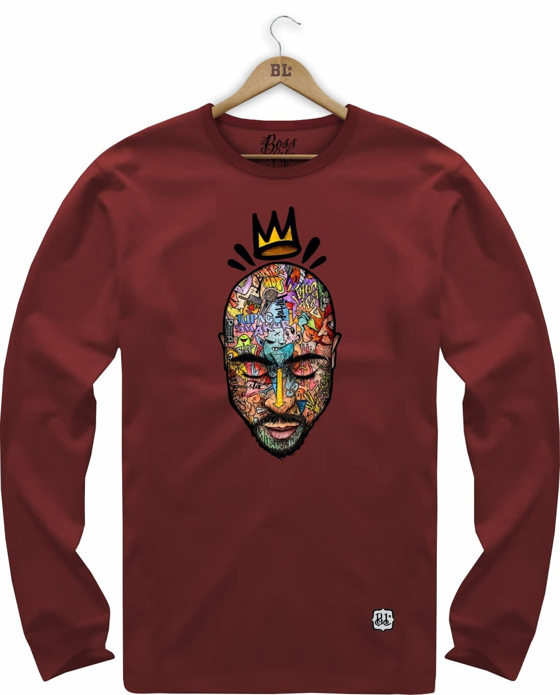 Camiseta Manga Longa 2Pac