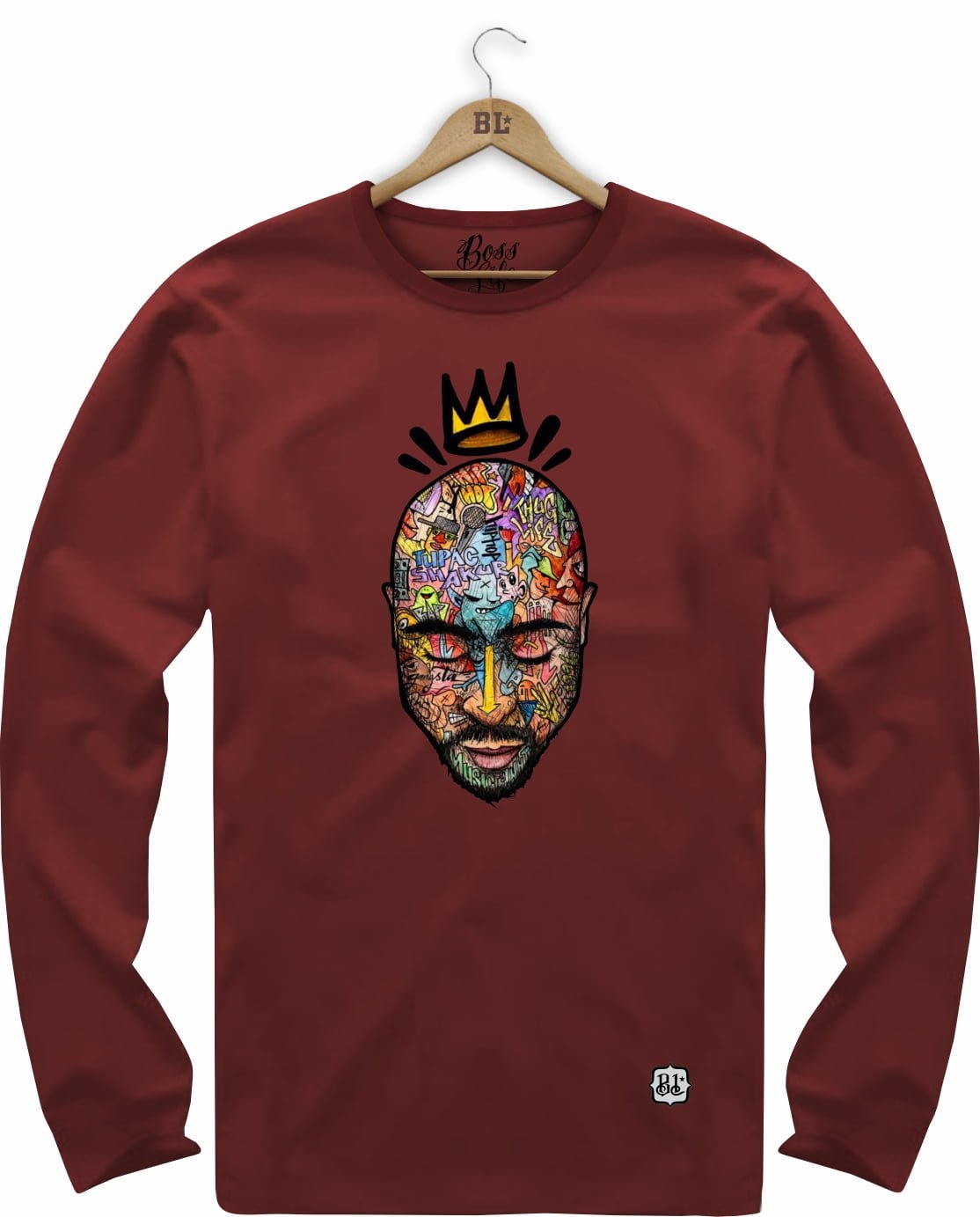 Camiseta Manga Longa 2Pac