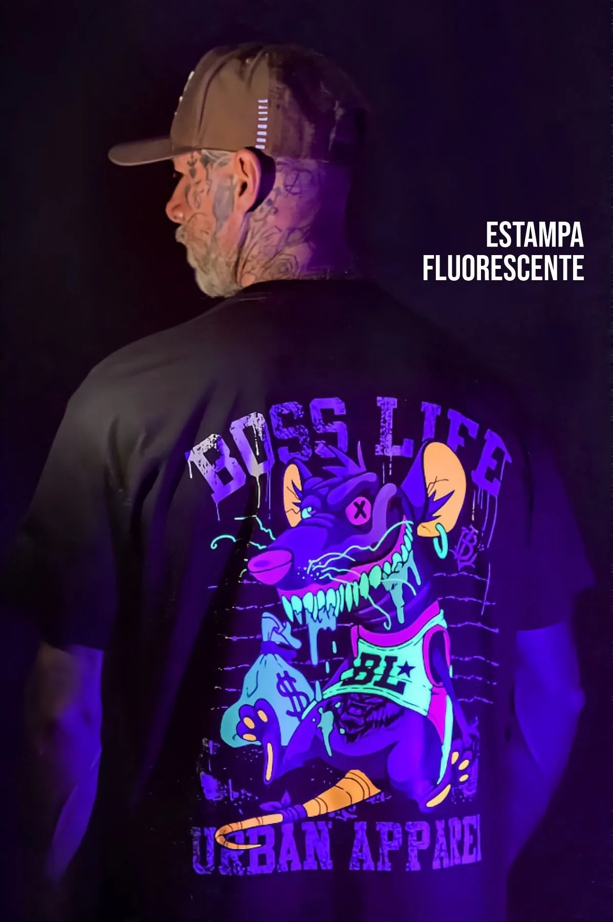 Camiseta Bl Dark Shine Rat
