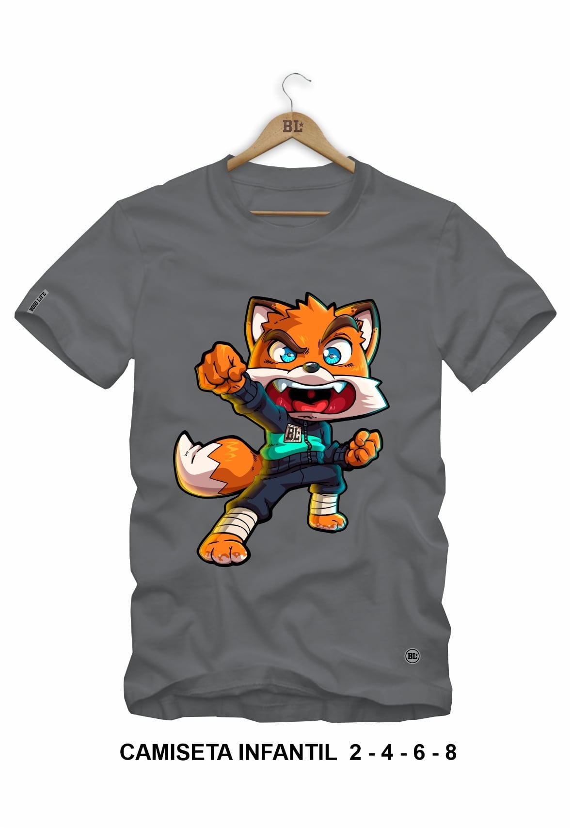 Camiseta Infantil Shinobi Fox