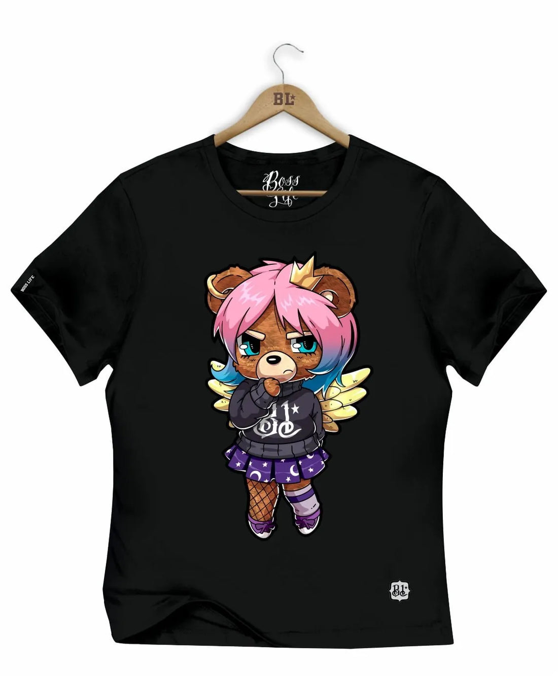 Camiseta Baby Look Angel Bear