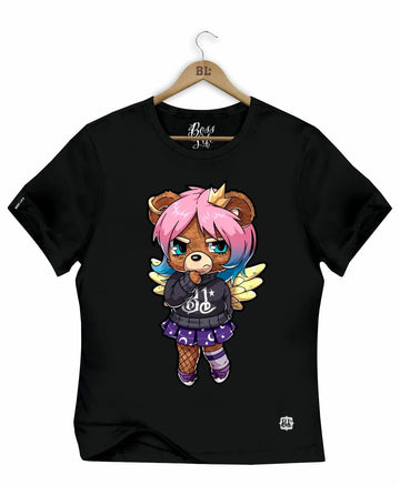 Camiseta Baby Look Angel Bear