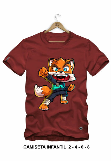 Camiseta Infantil Shinobi Fox