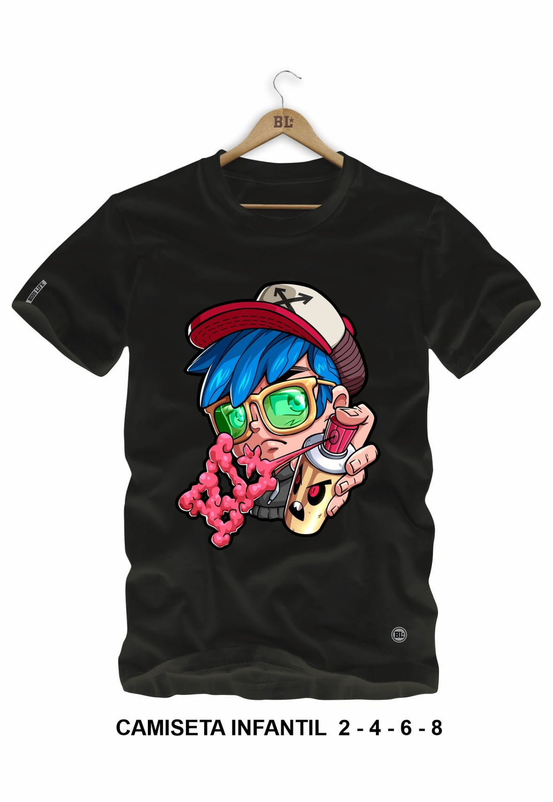 Camiseta Infantil Graffiti Boy