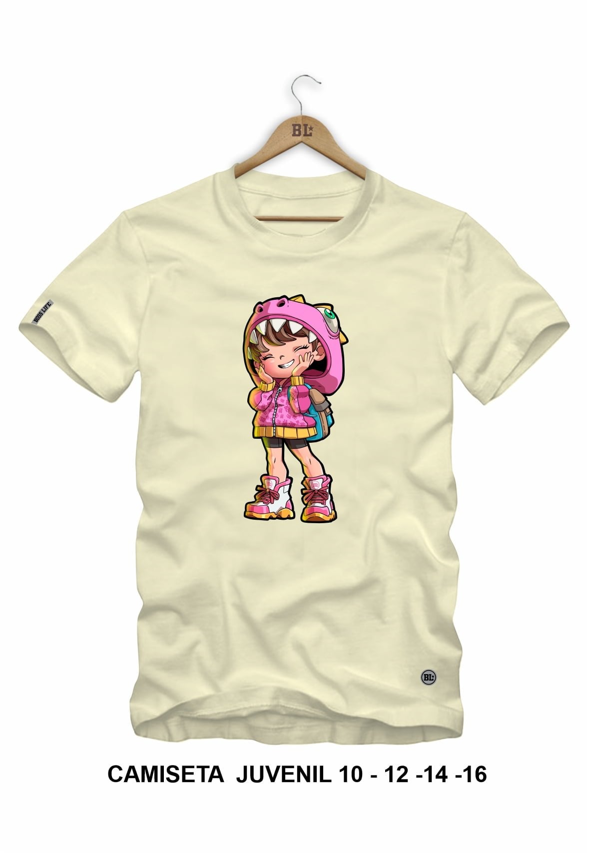 Camiseta Juvenil Chibi Girl