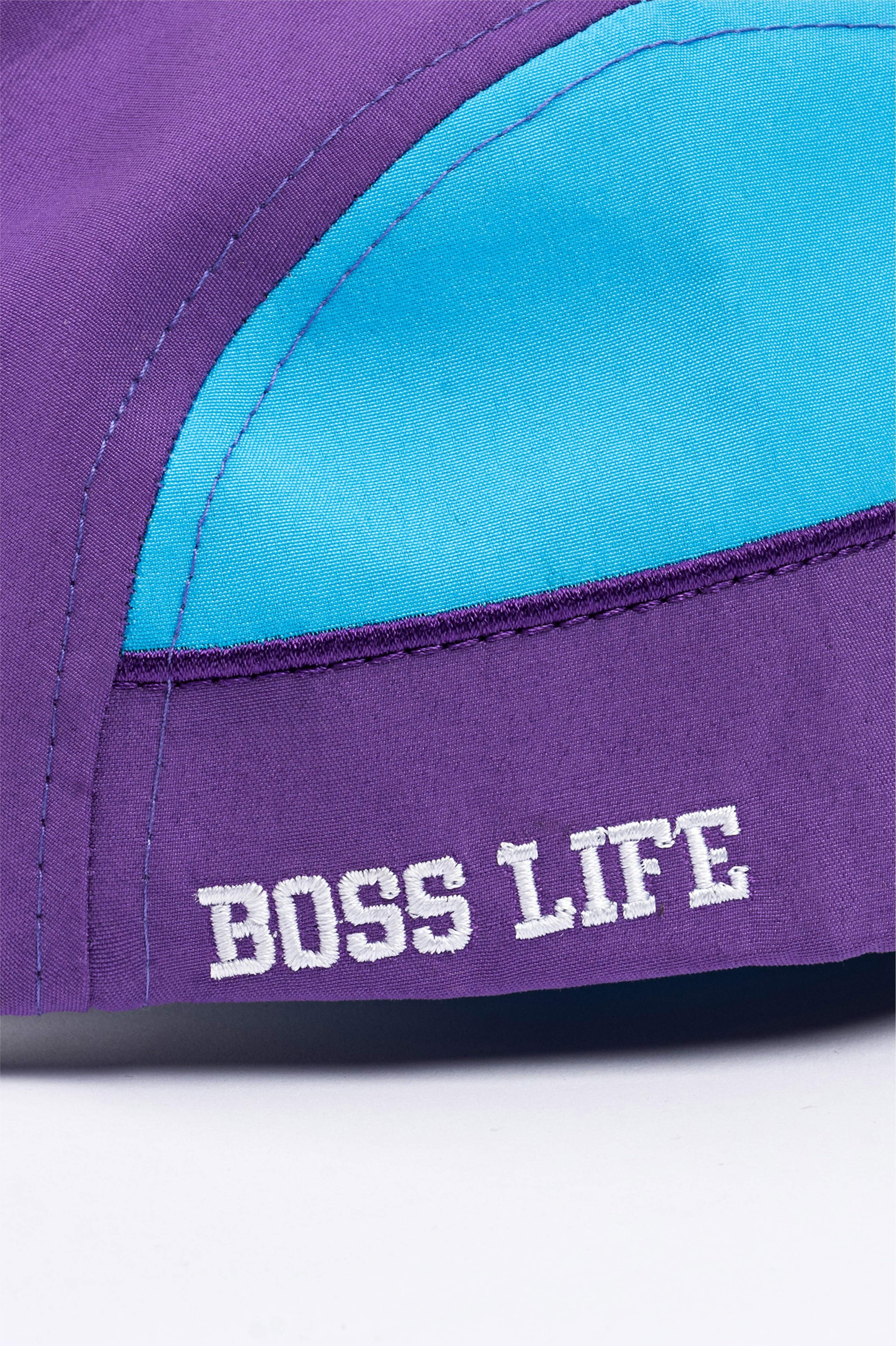 BONÉ FIVE PANEL BL18 PURPLE & BLUE GRAFFITI – Boss Life