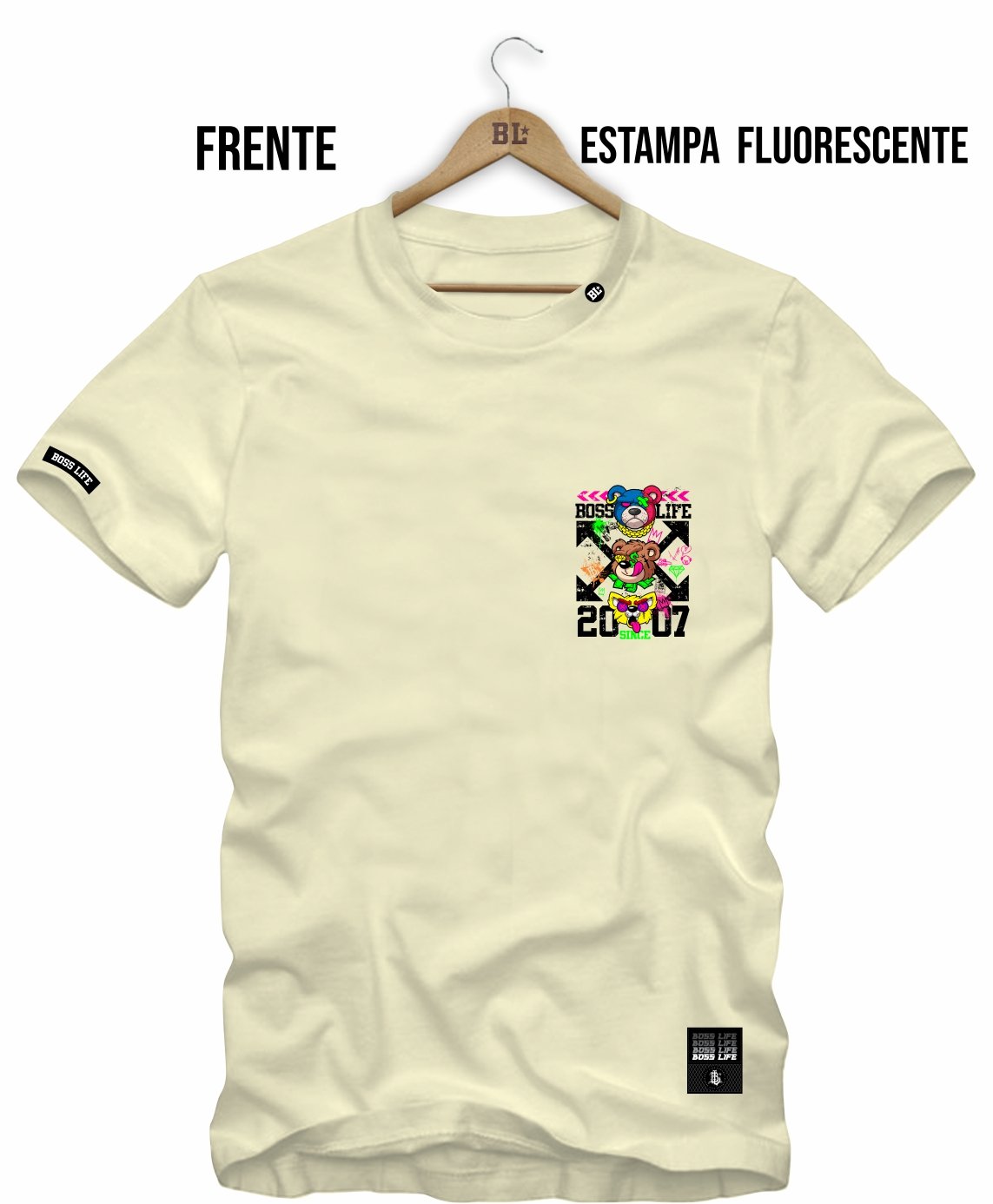 Camiseta Bl Dark Shine Bear Three