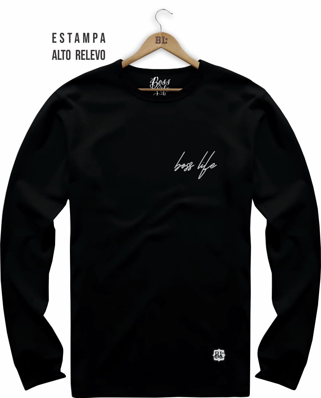 Camiseta Manga Longa Lettering 3