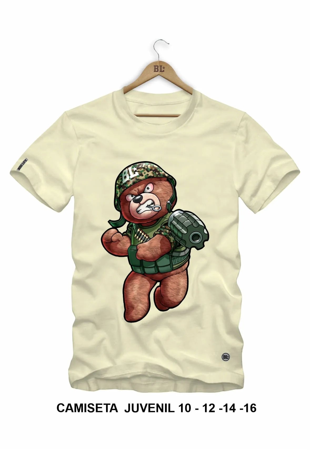 Camiseta Juvenil War Bear 
