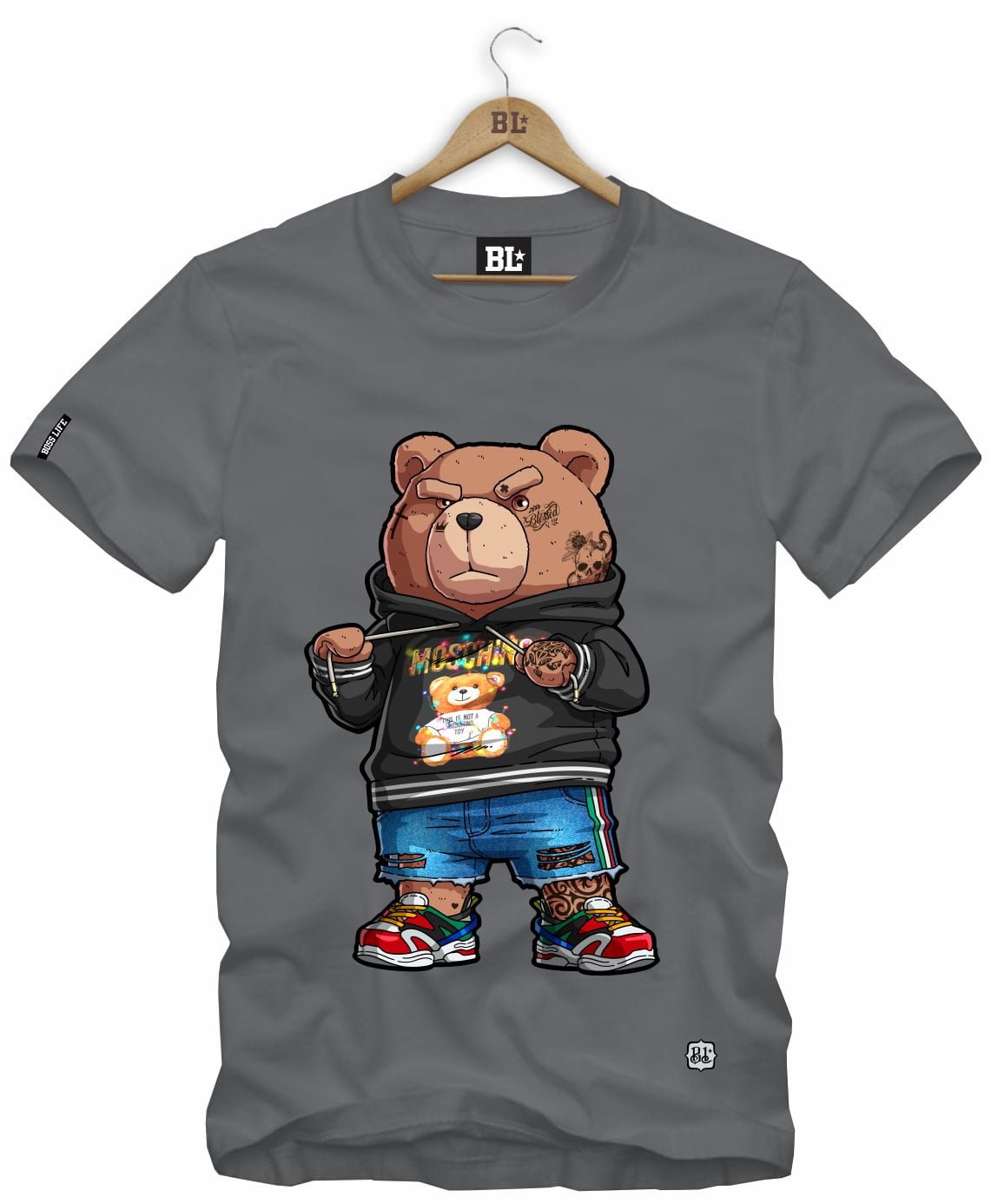 Camiseta Bear Streetwear