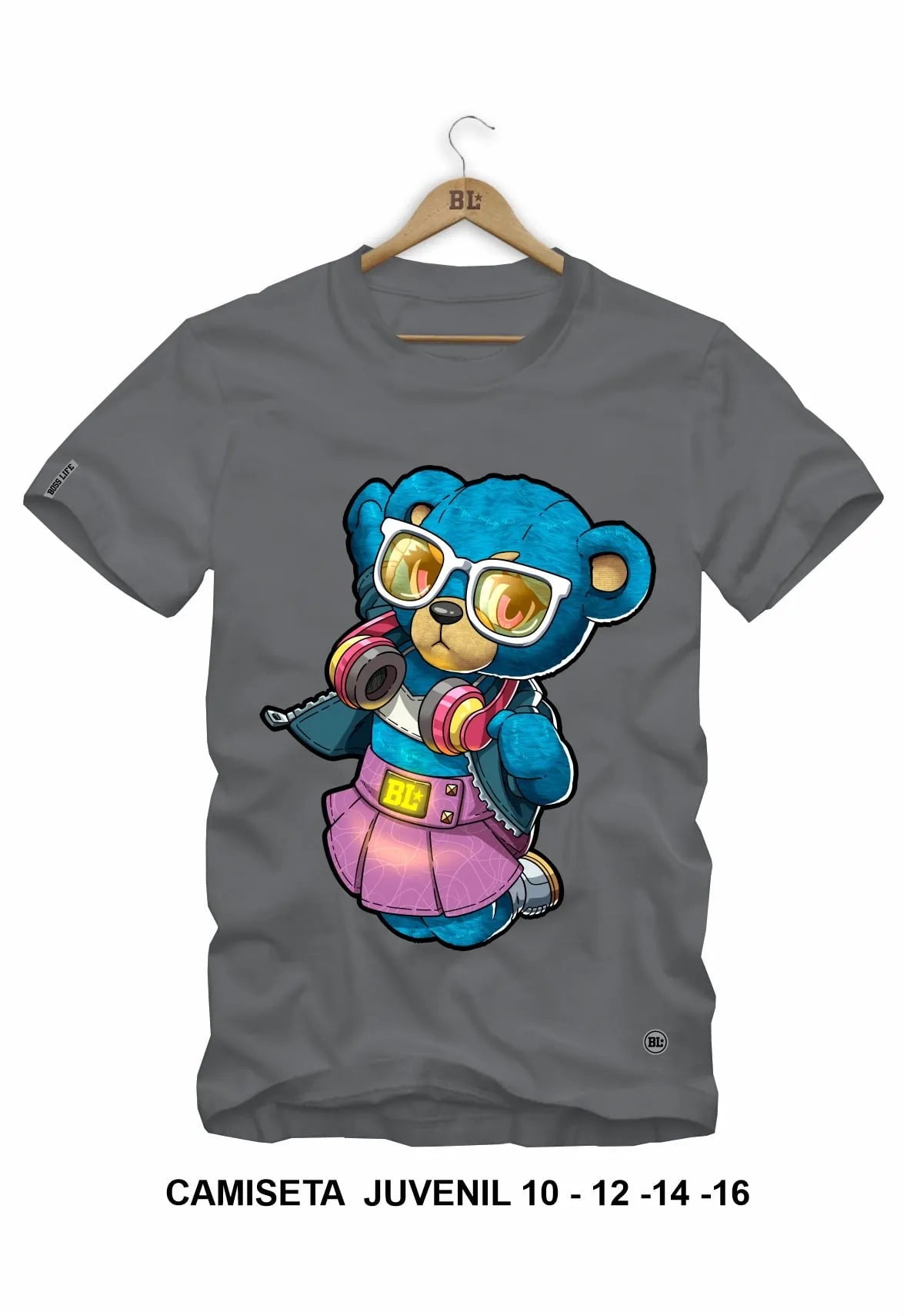 Camiseta Juvenil Blue Bear