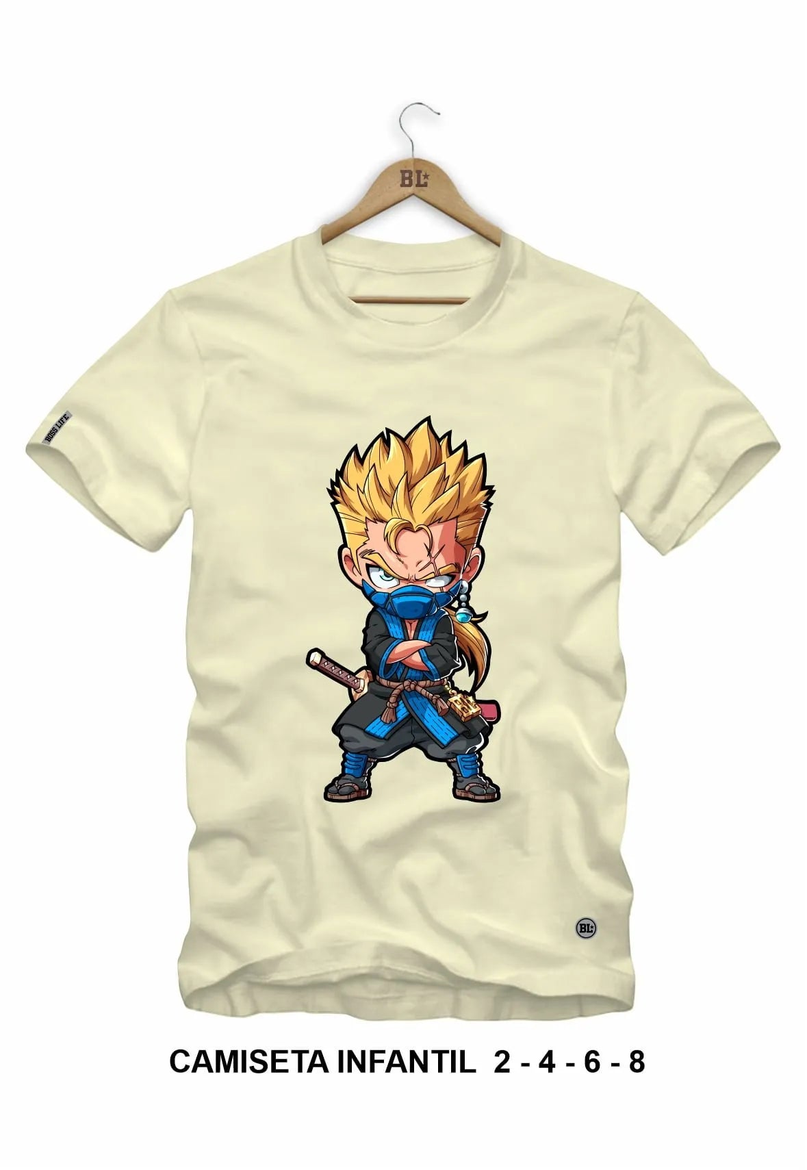 Camiseta Infantil Blue Ninja 