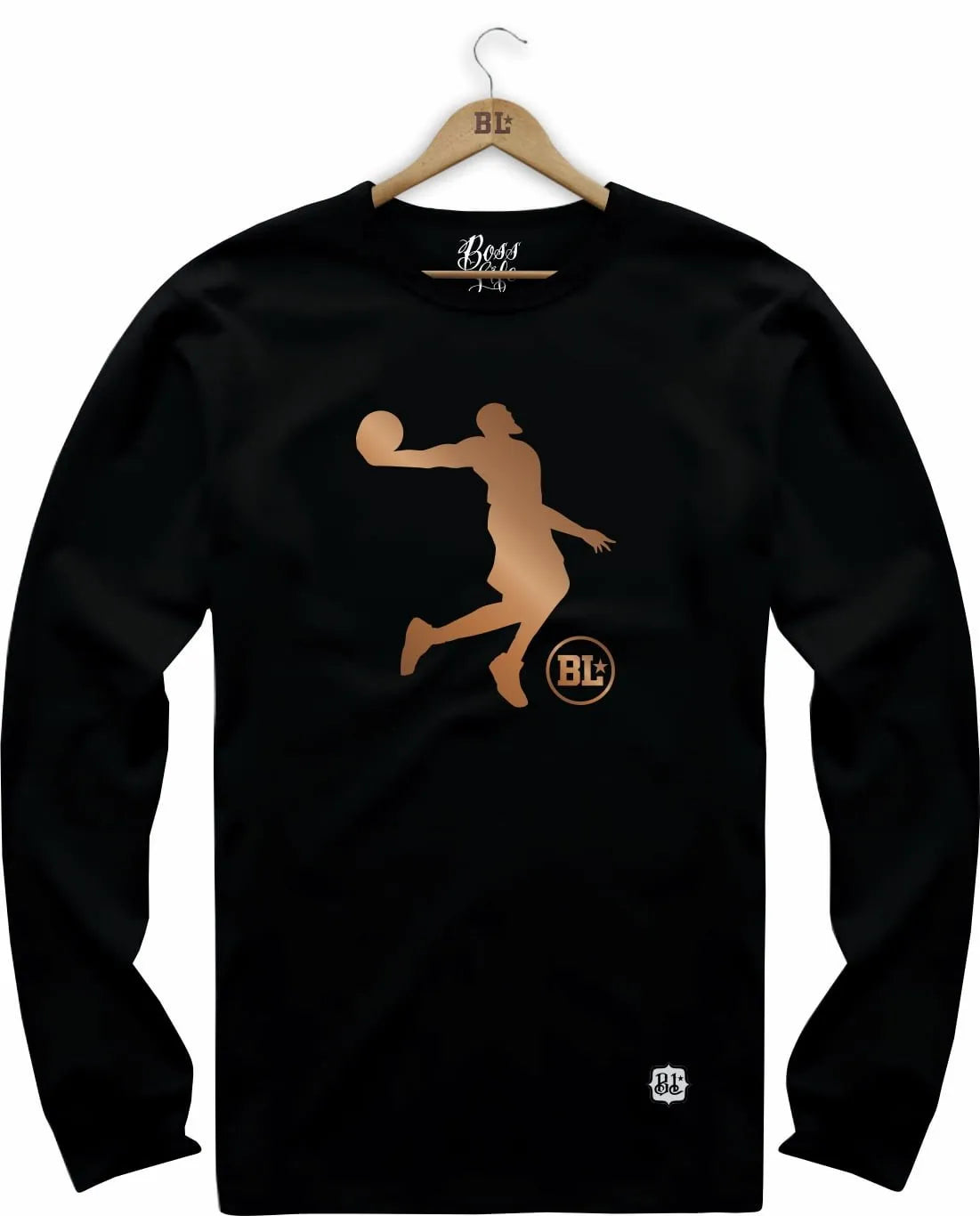 Camiseta Manga Longa Basket 3 Bronze