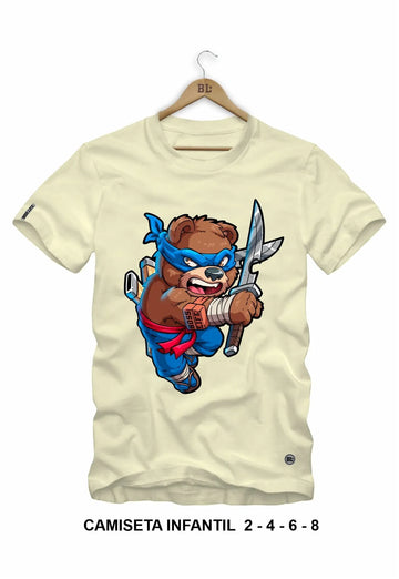 Camiseta Infantil Bear Ninja