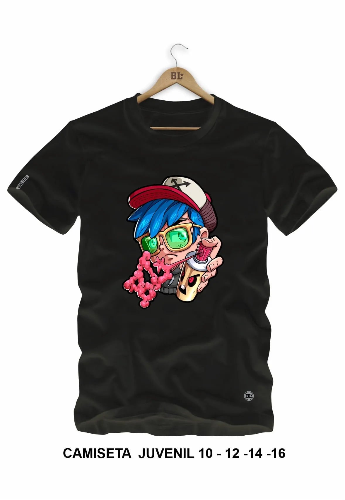 Camiseta Juvenil Graffiti Boy
