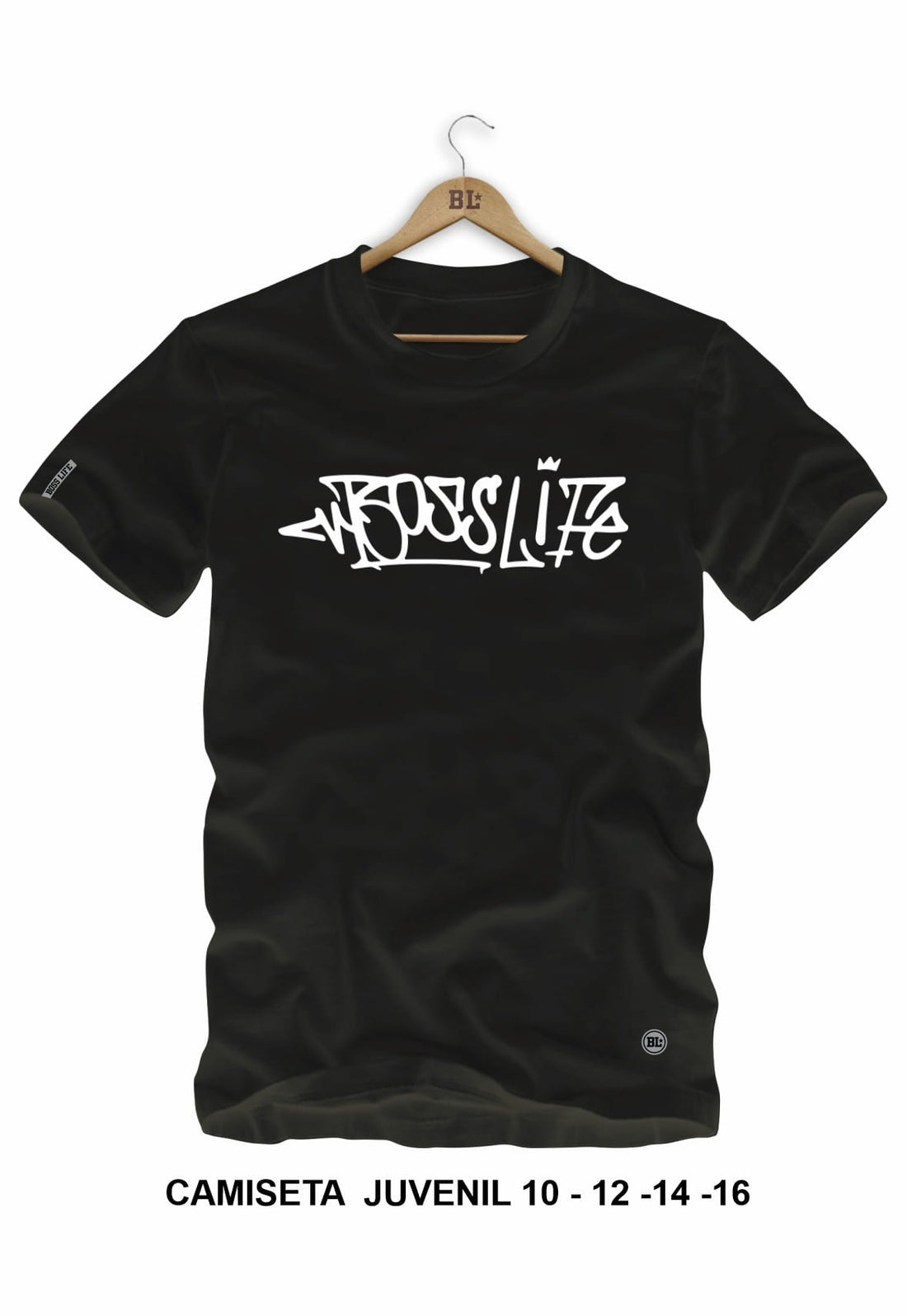 Camiseta Juvenil Lettering Graffiti 