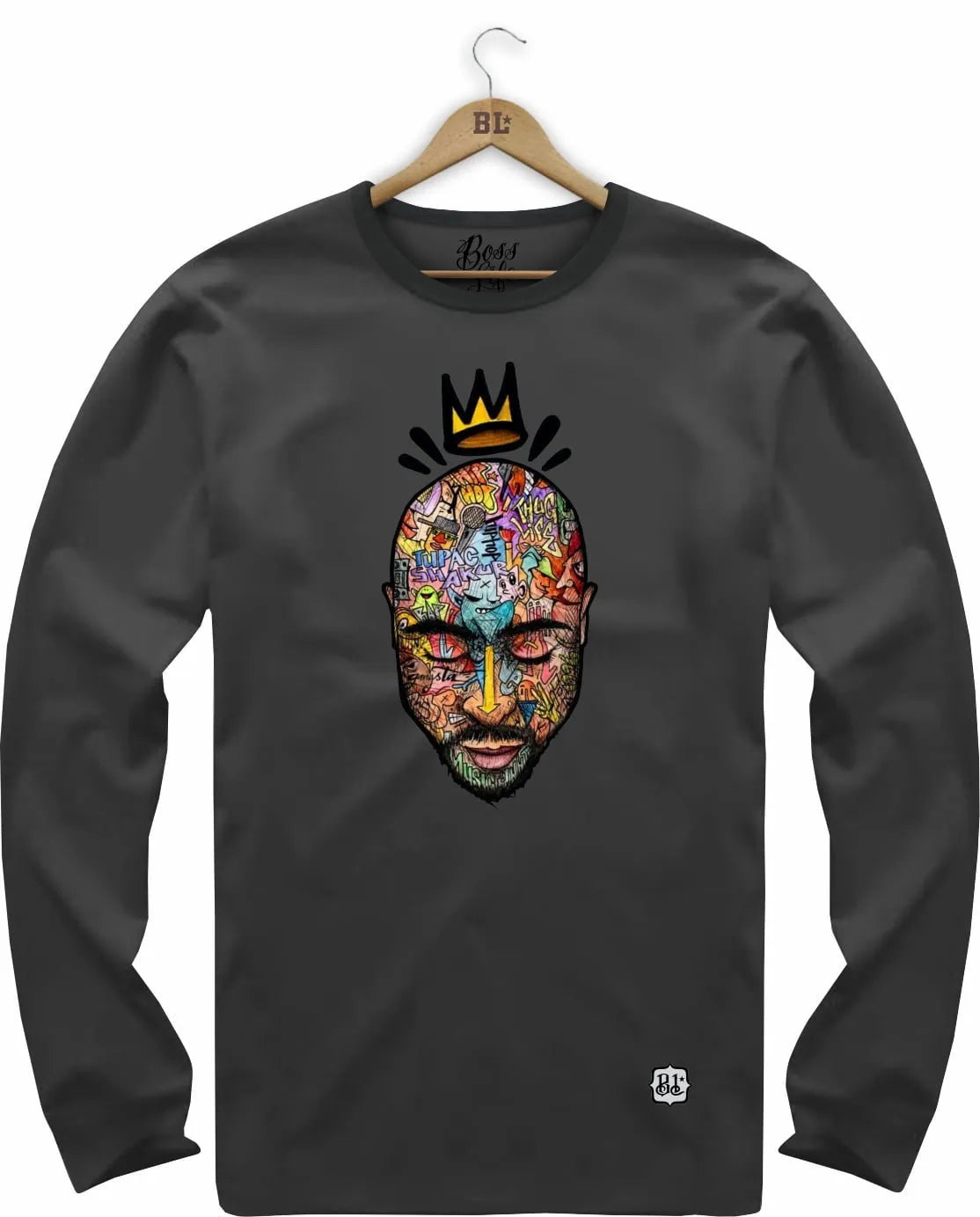 Camiseta Manga Longa 2Pac