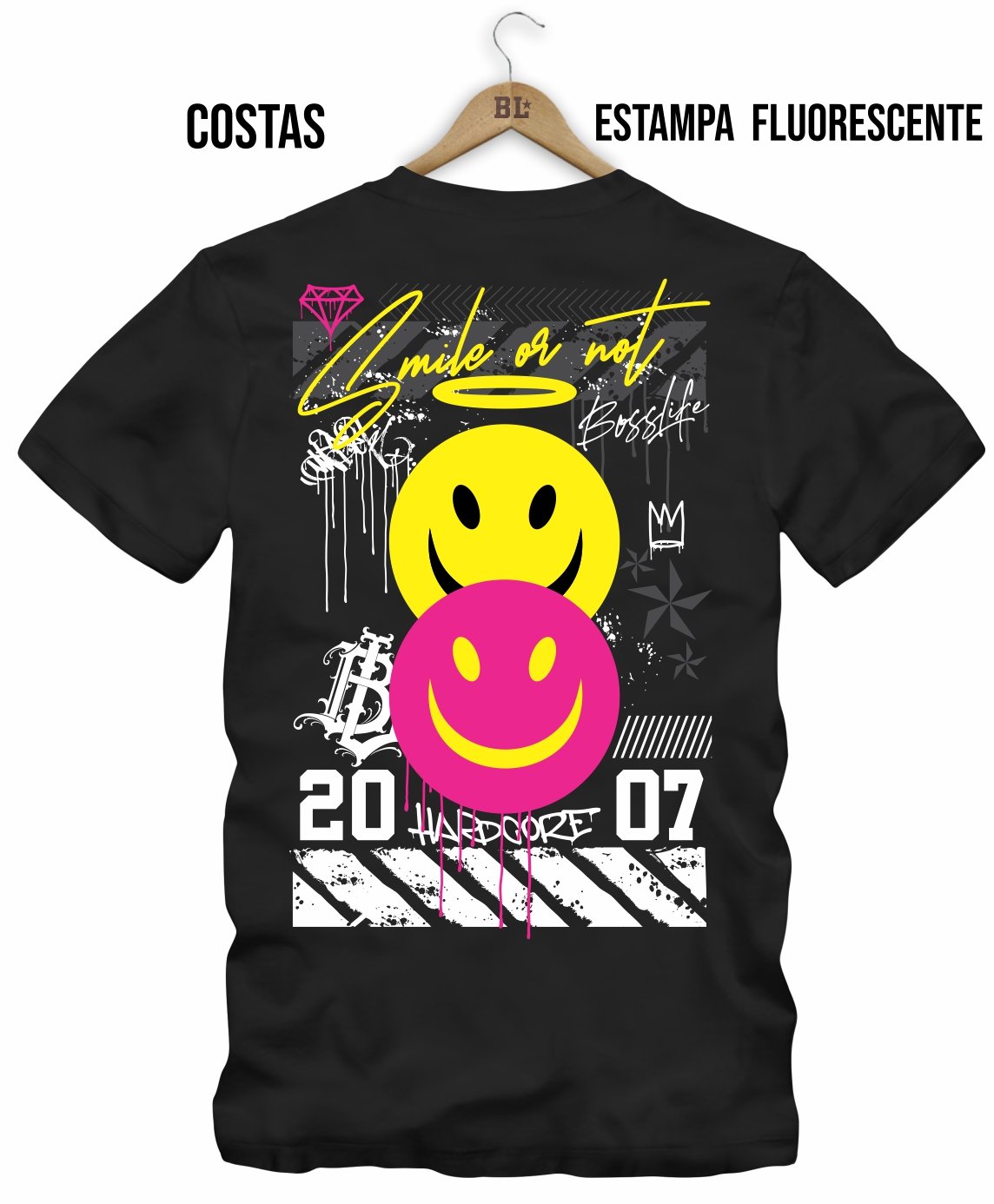 Camiseta Bl Dark Shine Angels and Demons