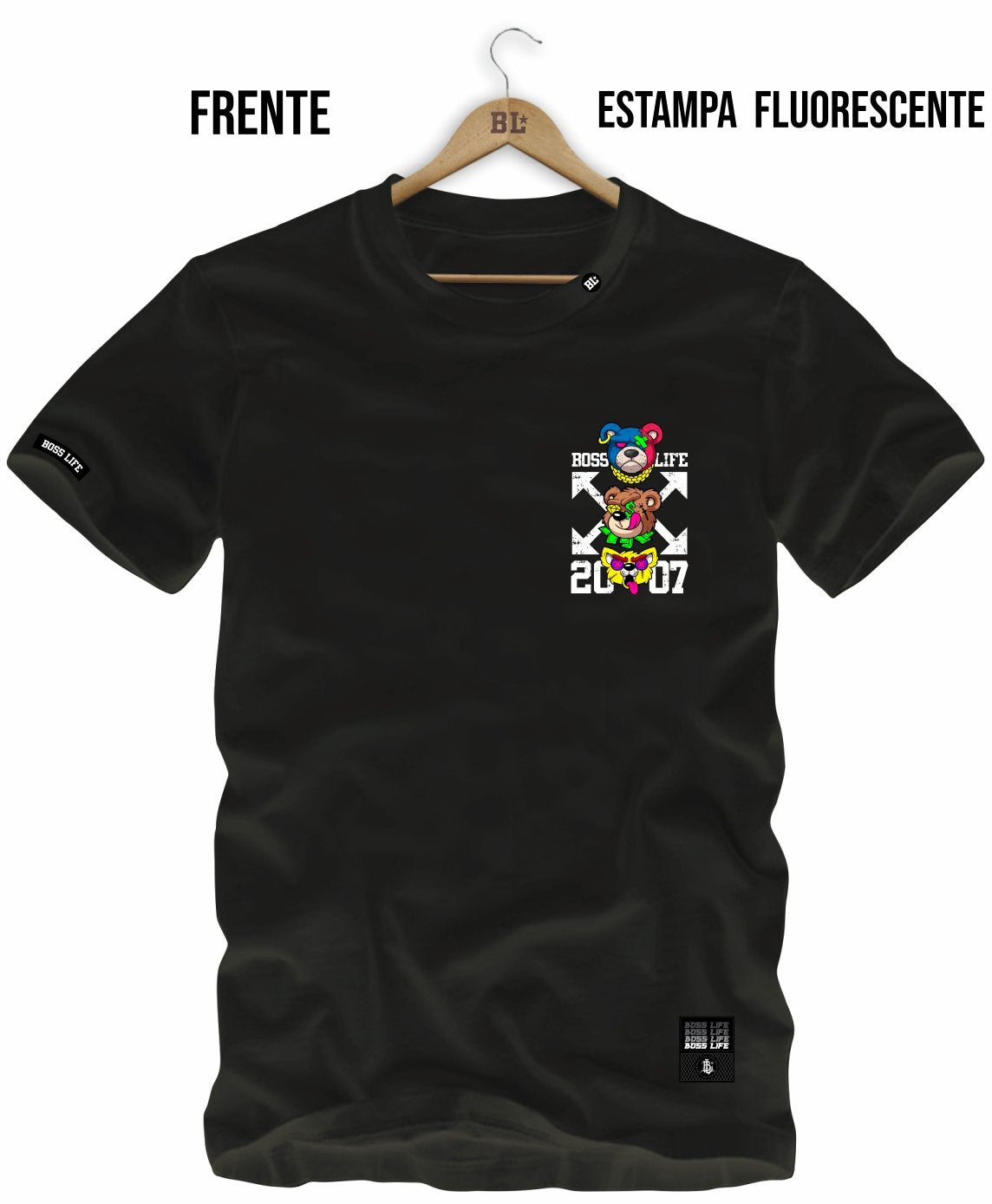 Camiseta Bl Dark Shine Bear Three