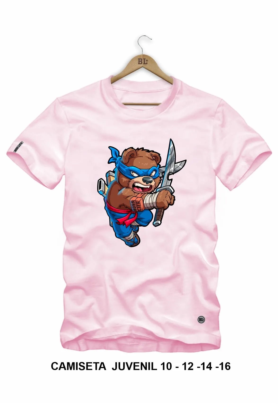 Camiseta Juvenil Bear Ninja