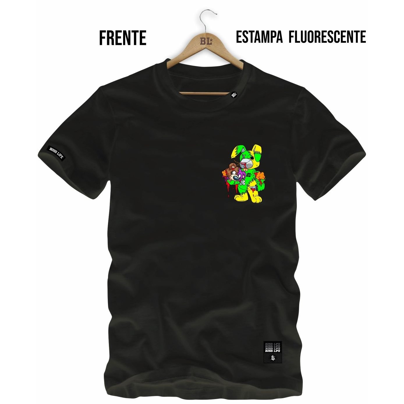 Camiseta Bl Dark Shine Bad Rabbit