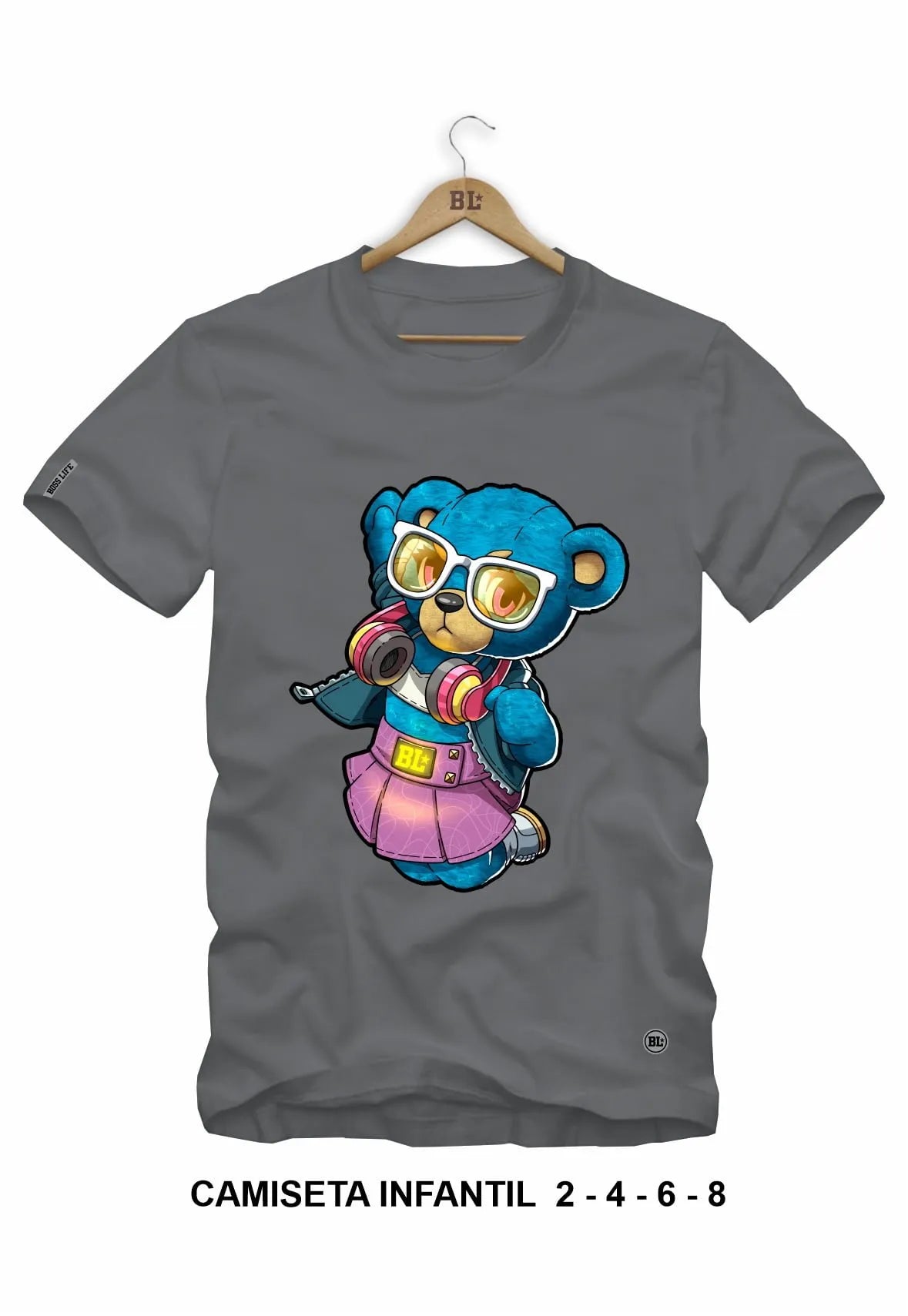 Camiseta Infantil Blue Bear