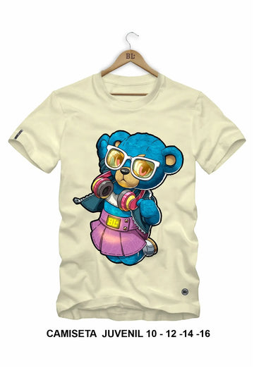 Camiseta Juvenil Blue Bear