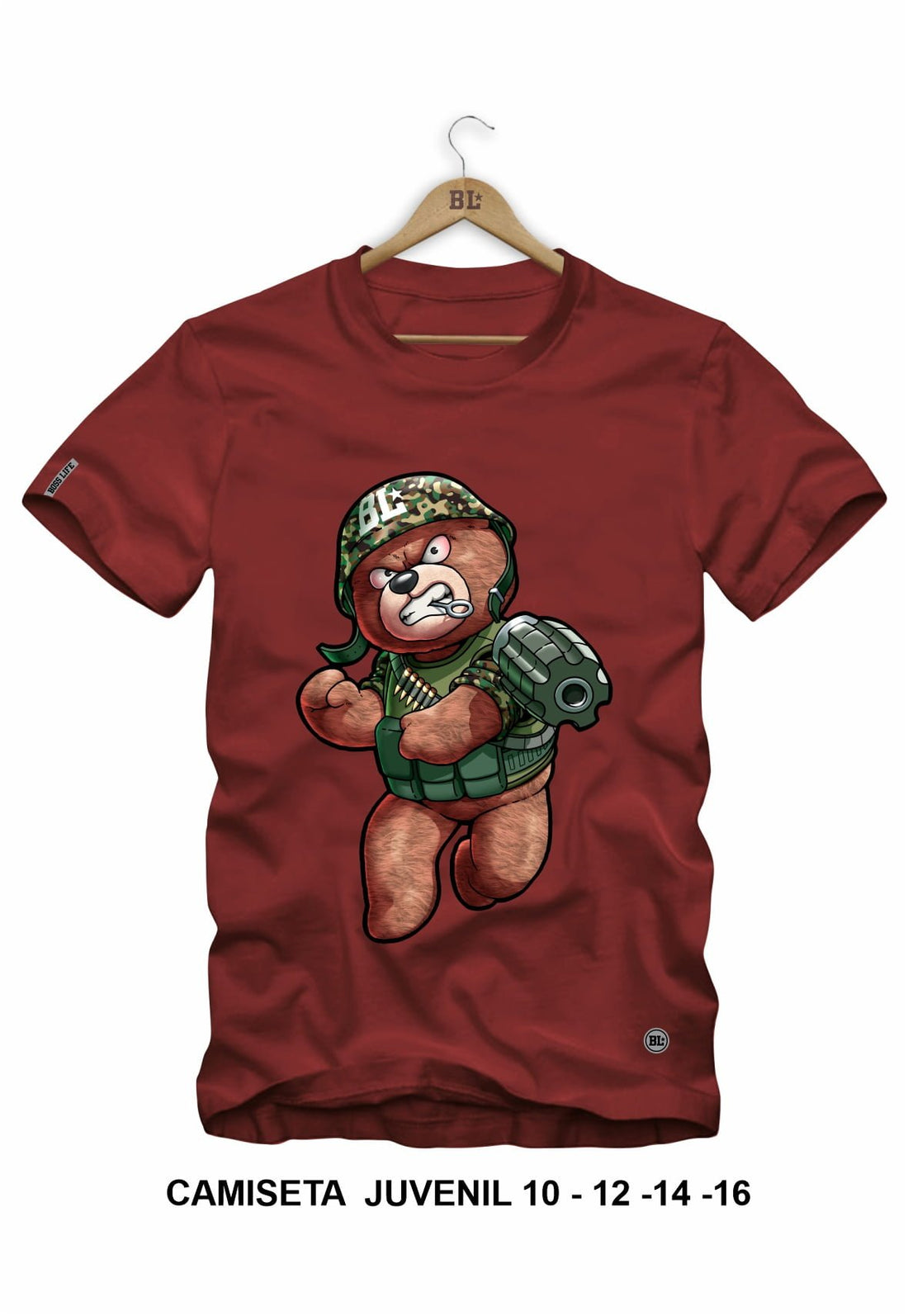 Camiseta Juvenil War Bear 