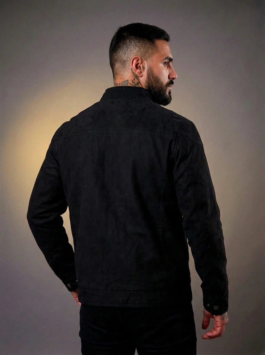 Jaqueta Sarja 02 Boss Life Preto costas