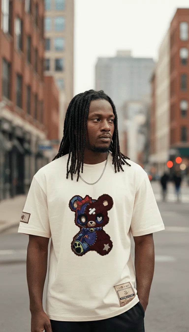 Camiseta Oversized BL Touch Red Bear