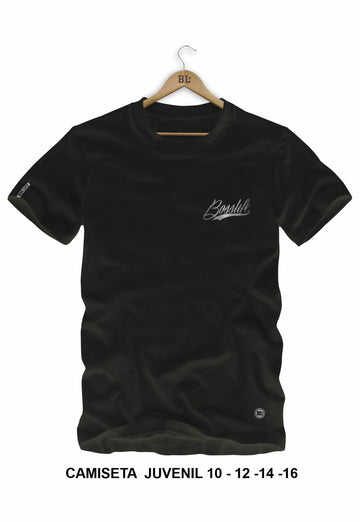 CAMISETA JUVENIL NEW BOSS 2 SILVER