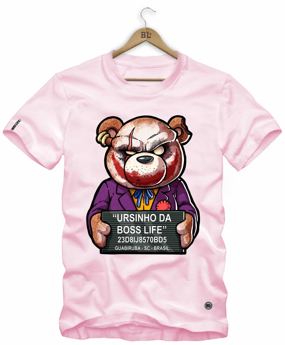 Camiseta Mugshot Bear - Estilo e Conforto da Boss Life