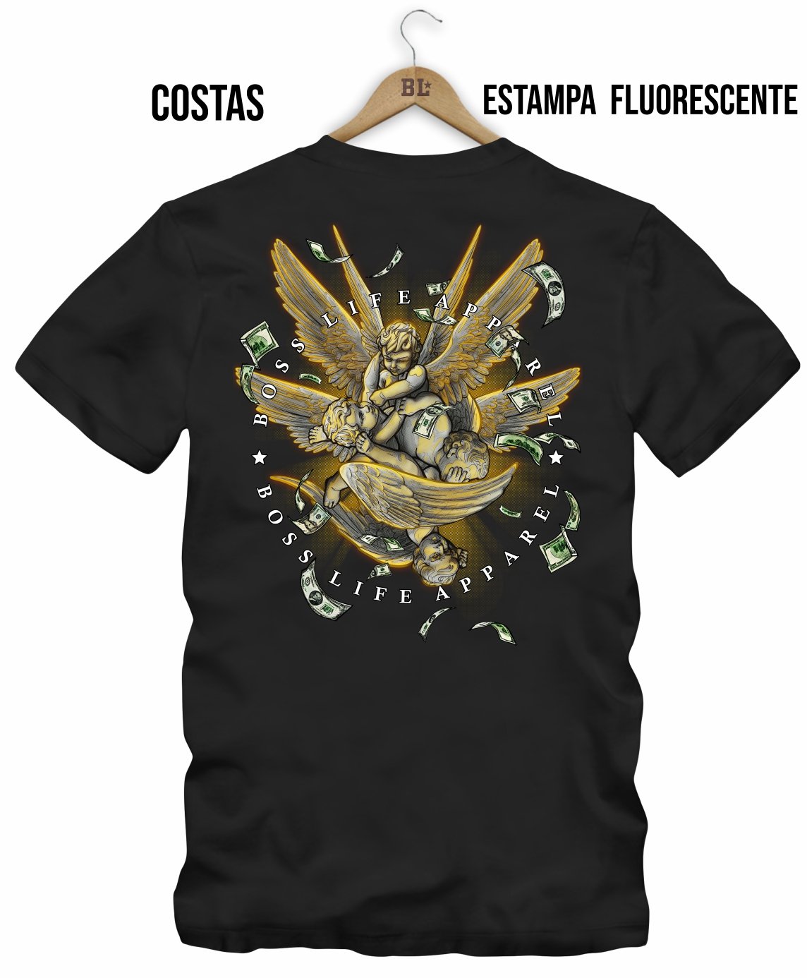 Camiseta Bl Dark Shine Cash Angel