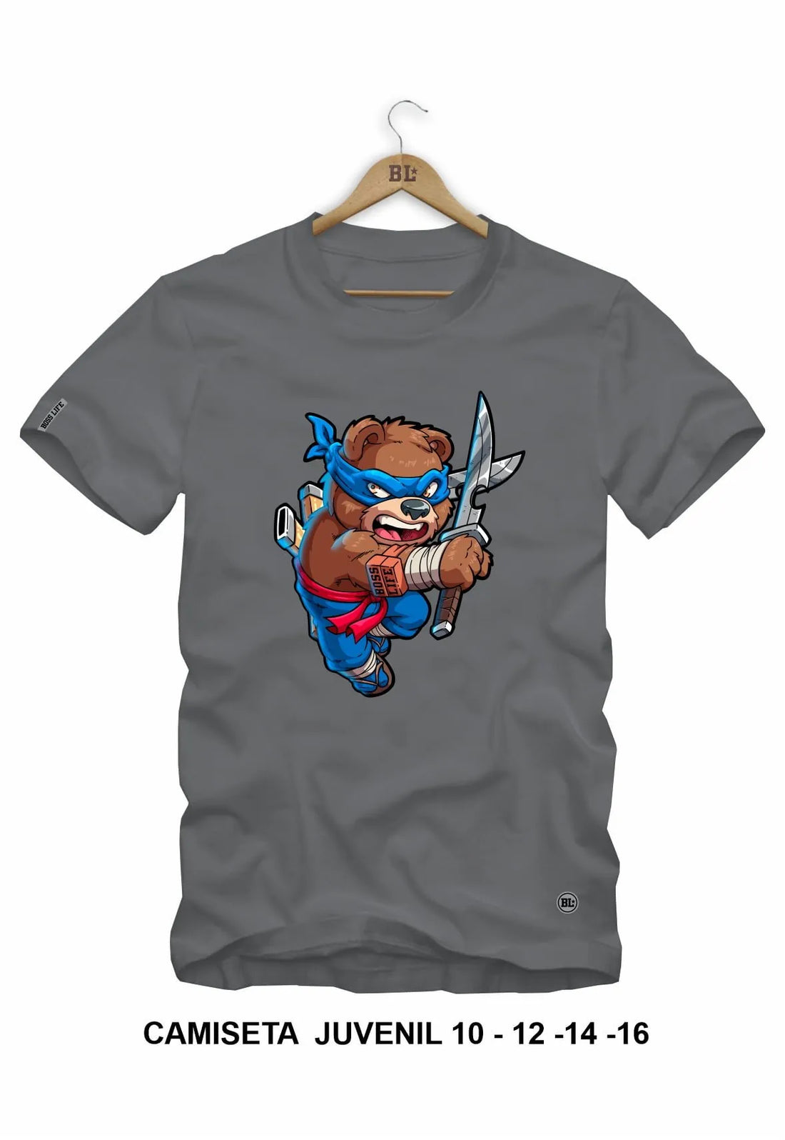 Camiseta Juvenil Bear Ninja