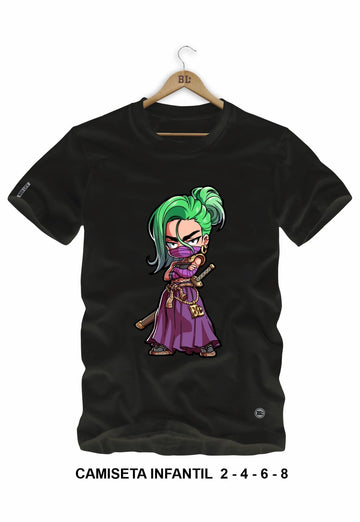 Camiseta Infantil Purple Ninja