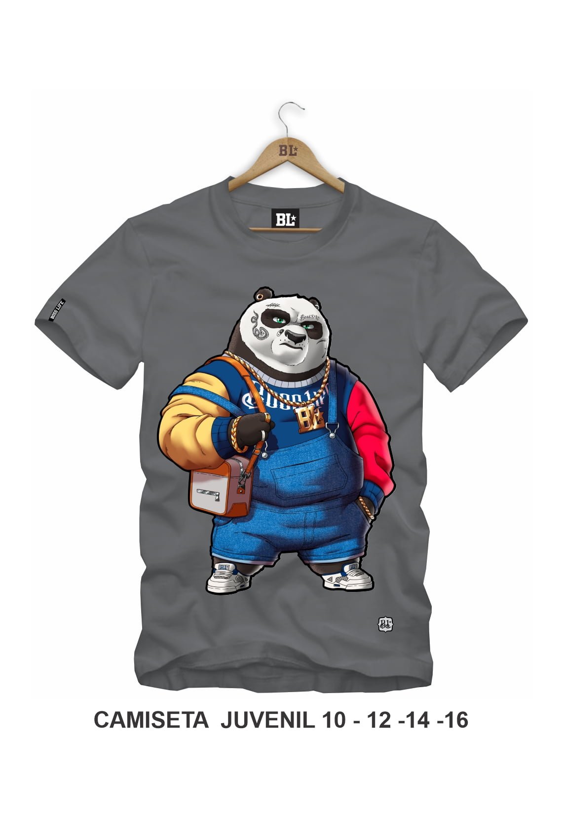 Camiseta Juvenil Panda 