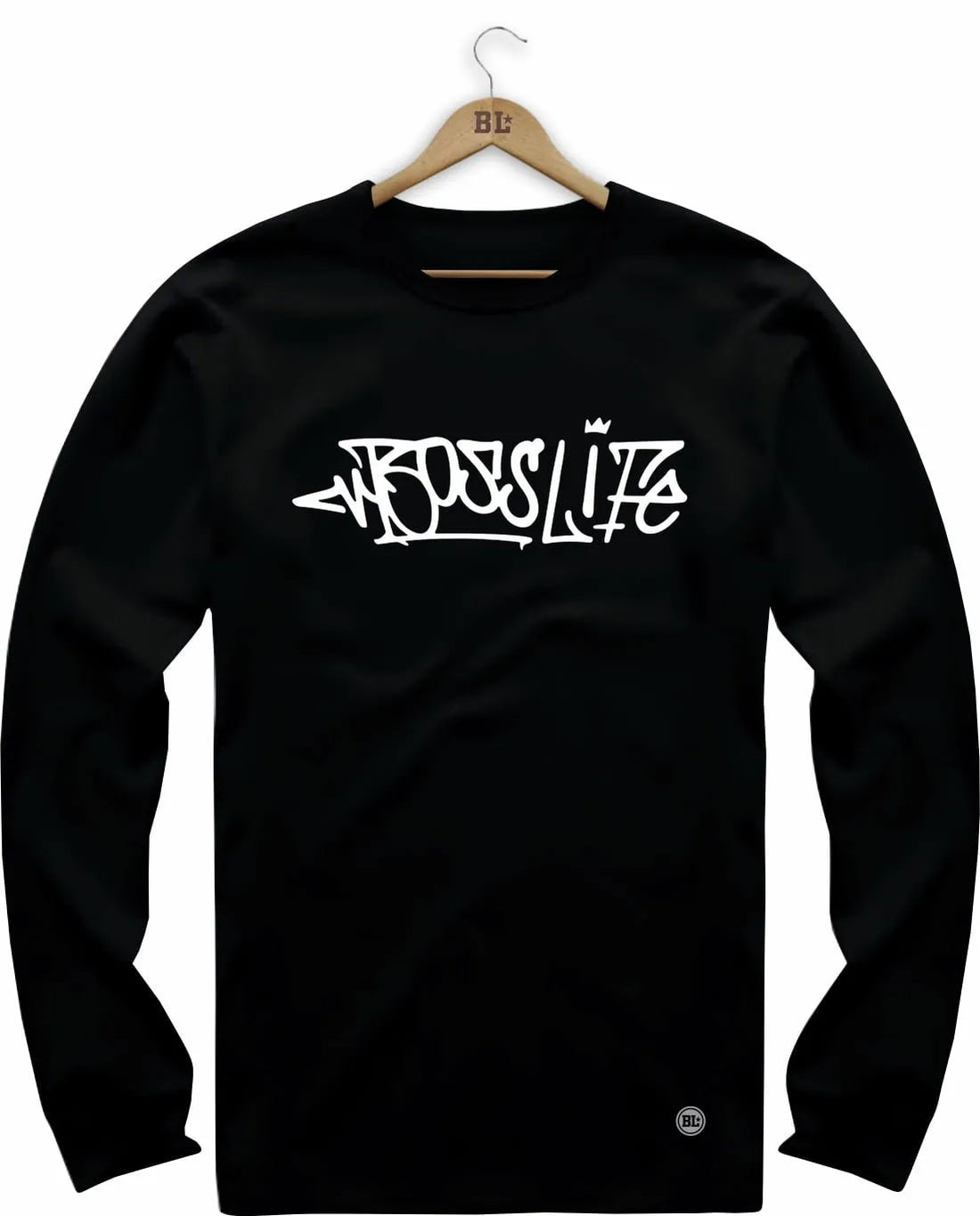 CAMISETA MANGA LONGA LETTERING GRAFFITI