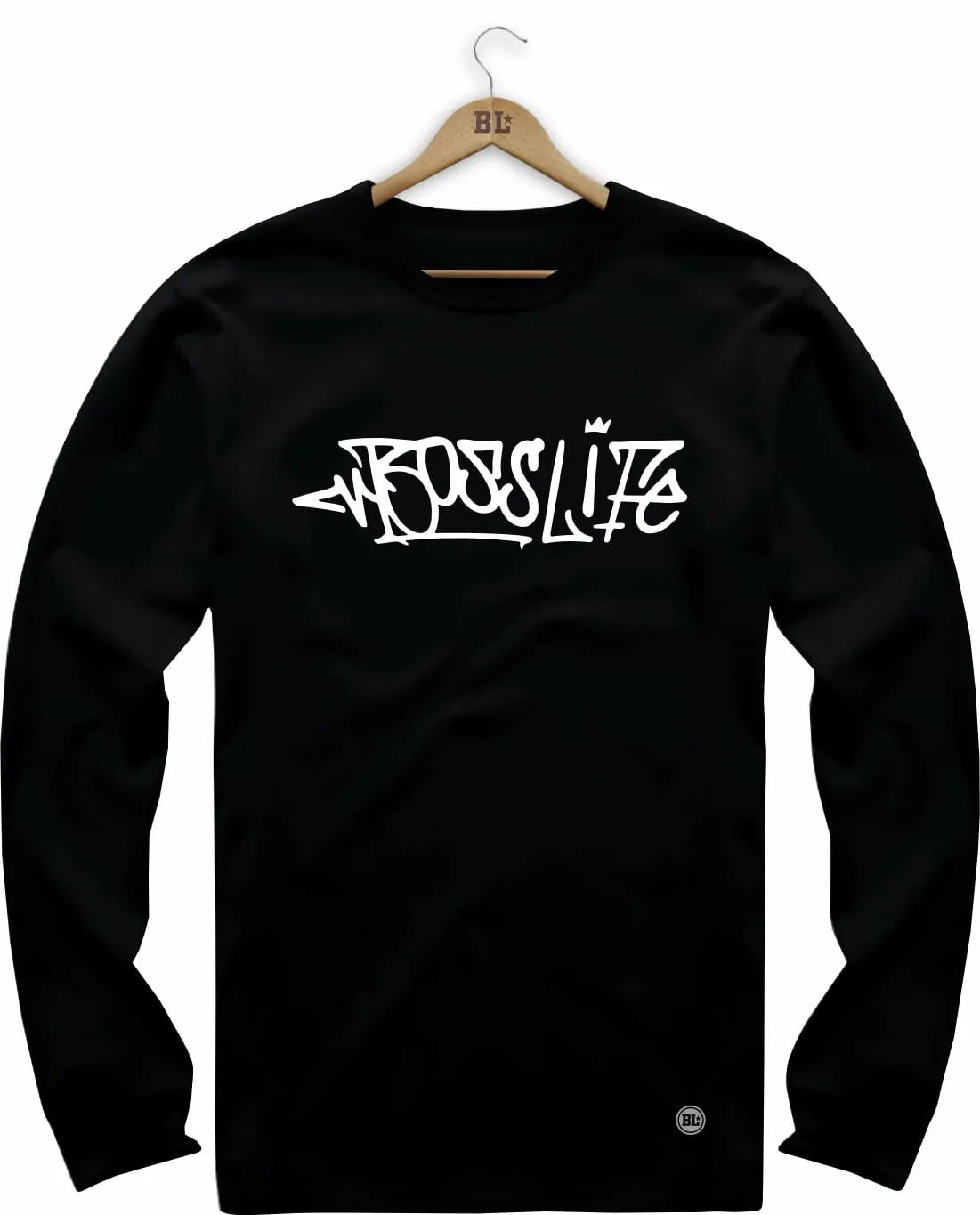 CAMISETA MANGA LONGA LETTERING GRAFFITI