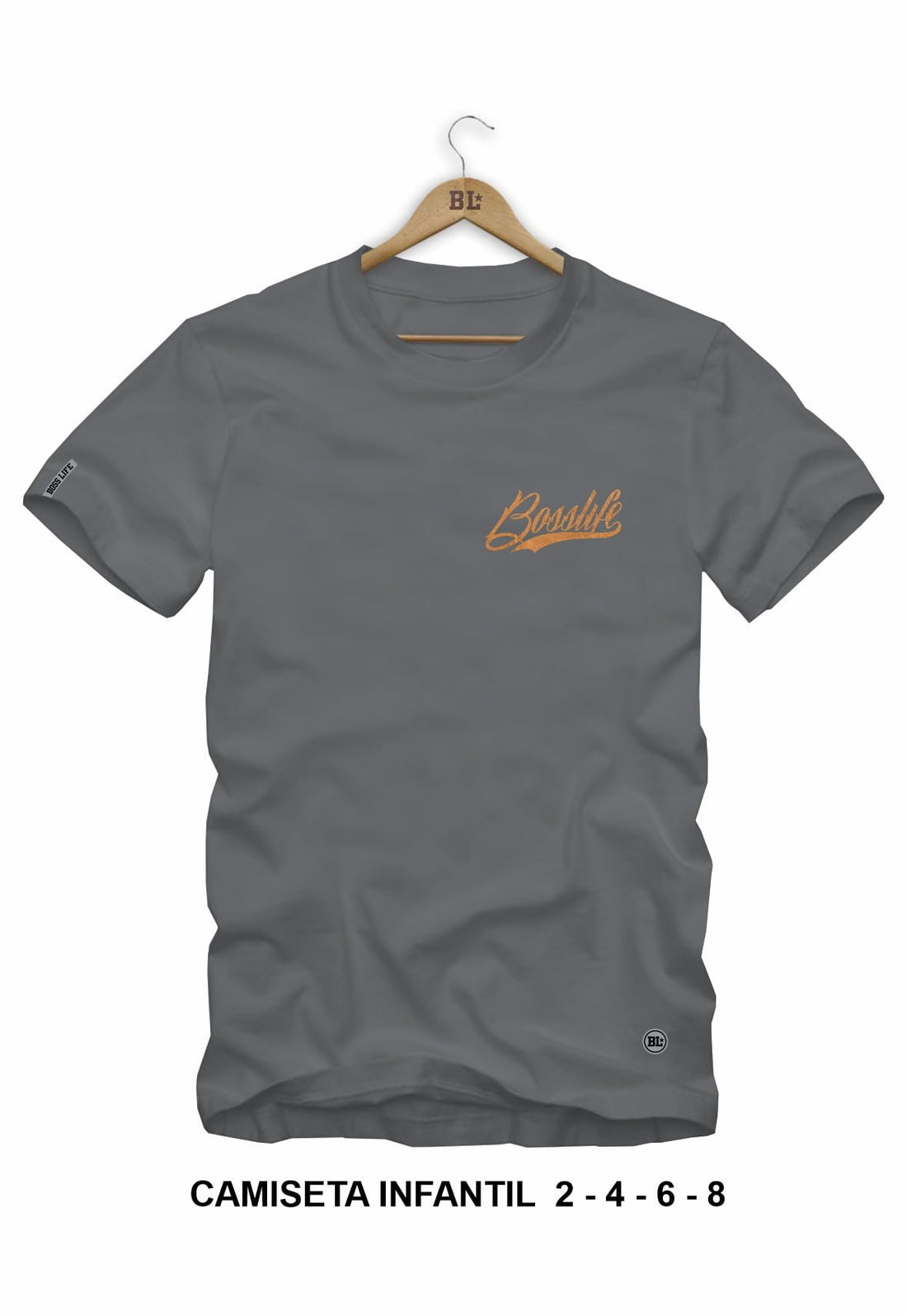 Camiseta Infantil New Boss 2 Brown