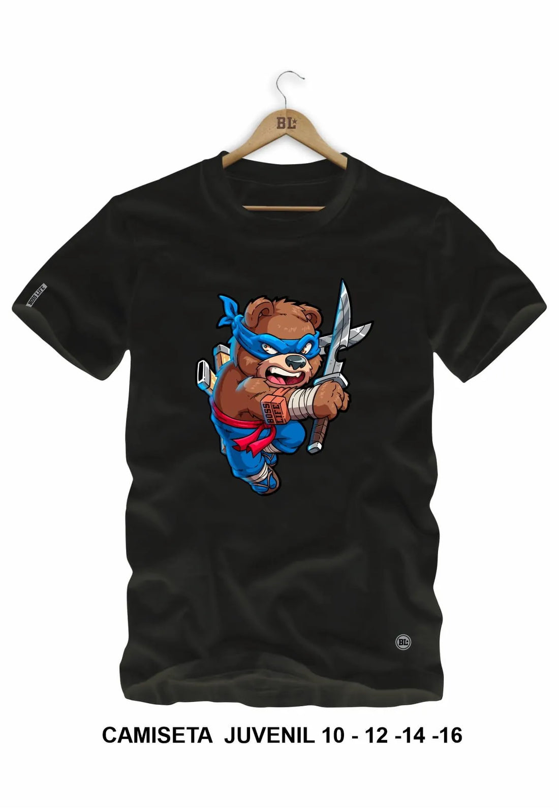 Camiseta Juvenil Bear Ninja