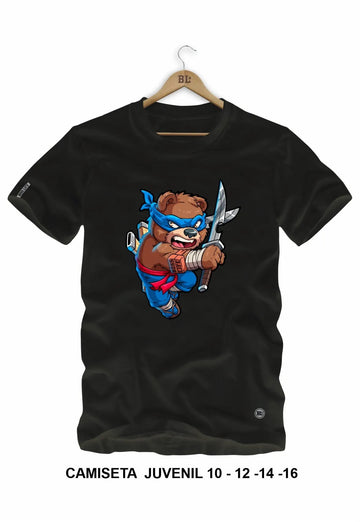 Camiseta Juvenil Bear Ninja