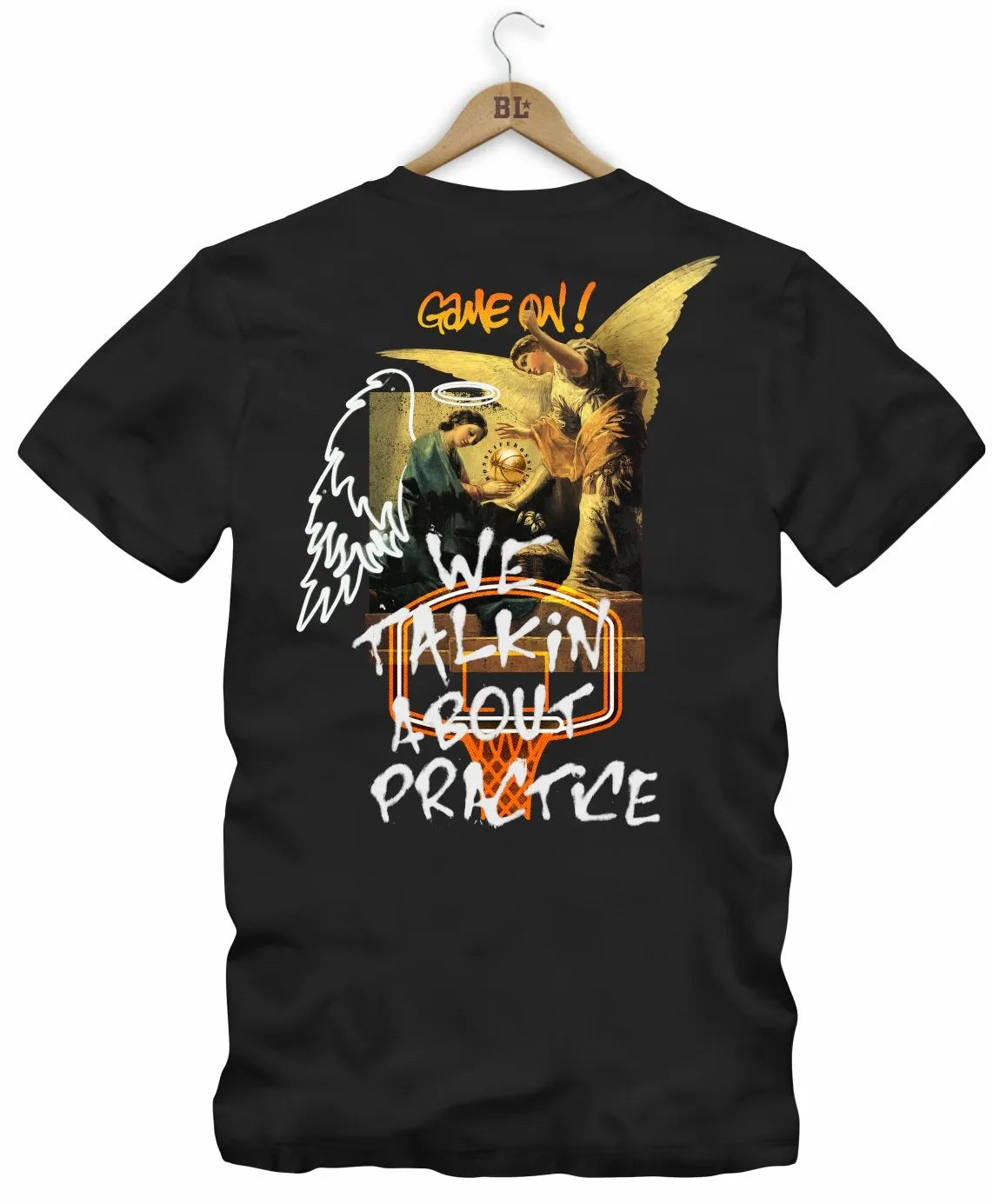 Camiseta Boss Life Basket Angel Frente Costas