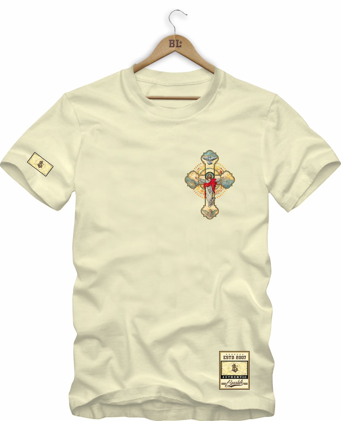 Camiseta Cristo Bl Faith Frente e Costas