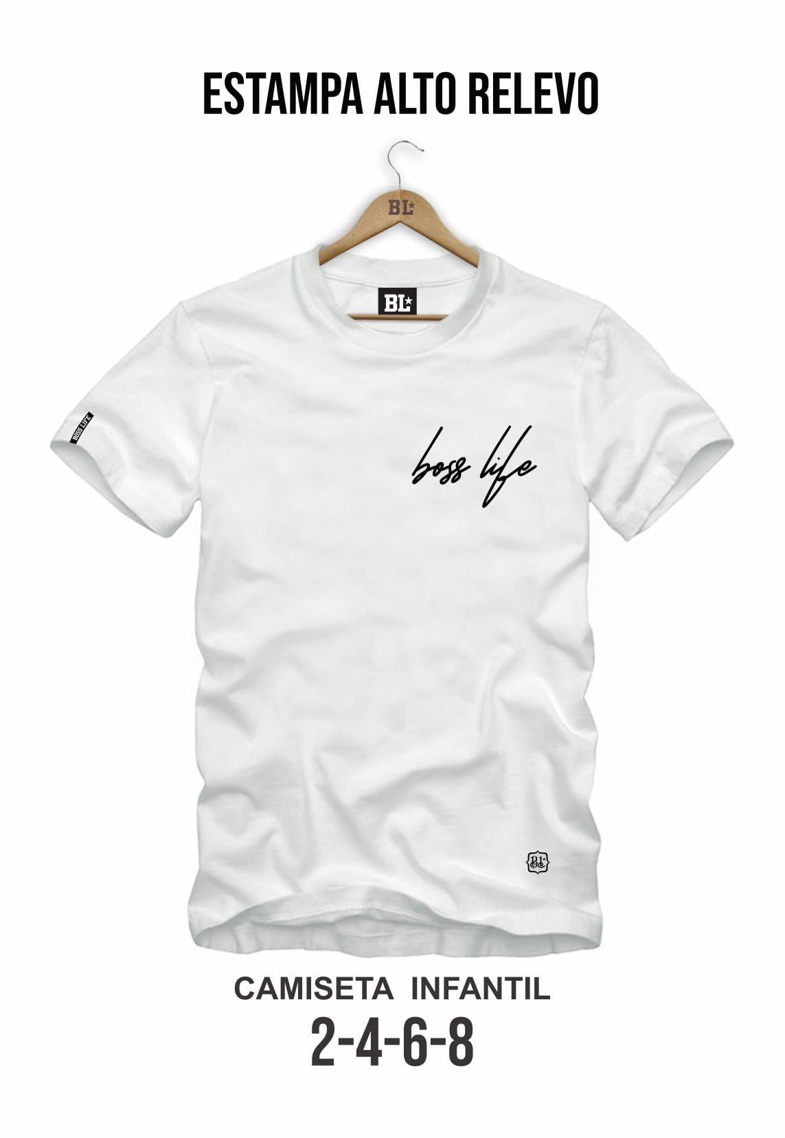 Camiseta Infantil Lettering 3