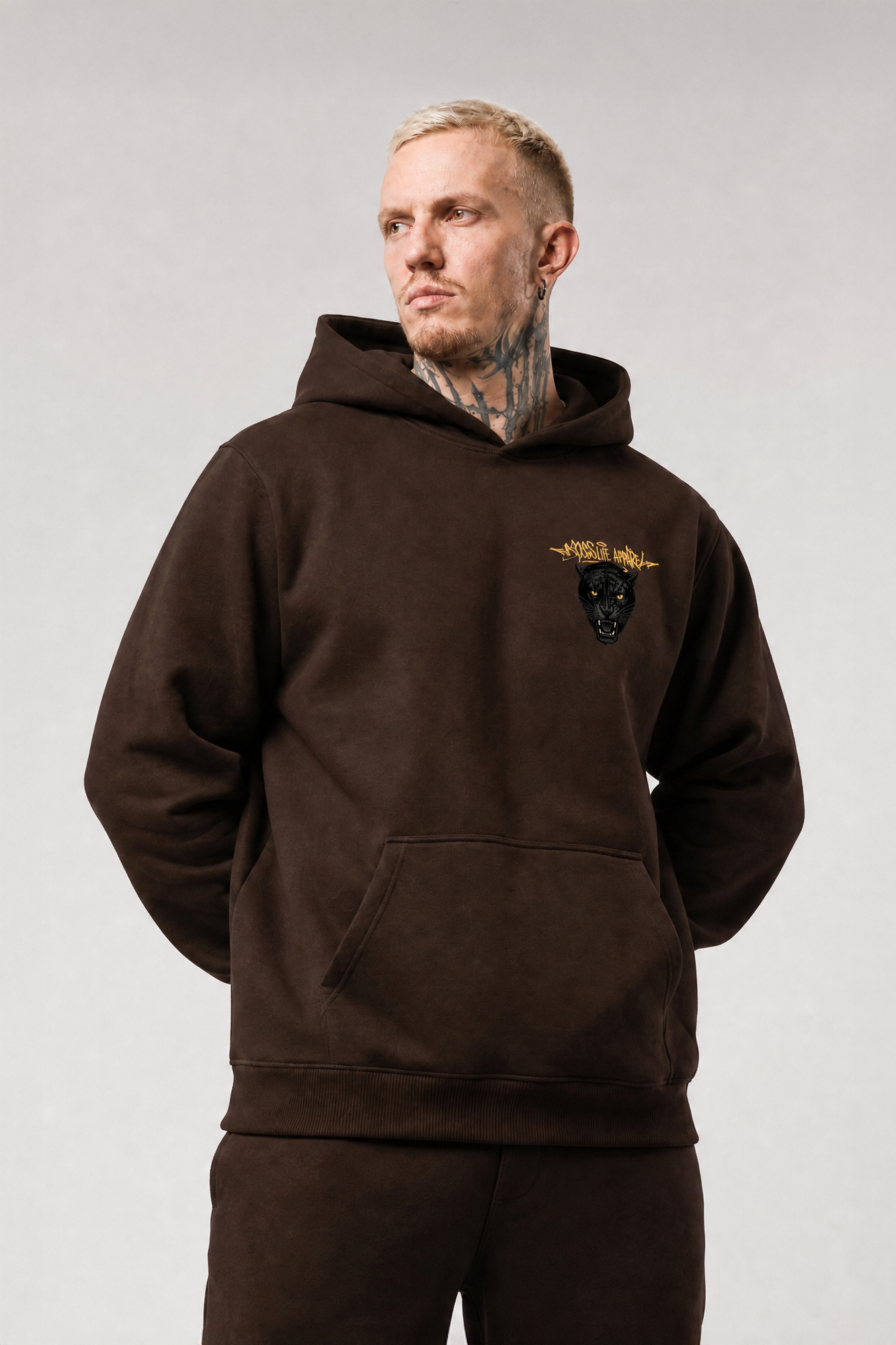 Moletom Pantera Boss Life Off White frente