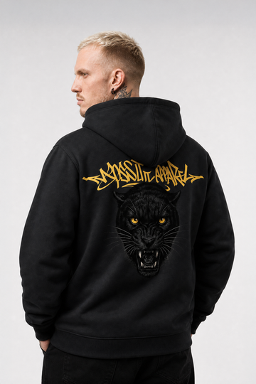 Moletom Pantera Boss Life Preto costas