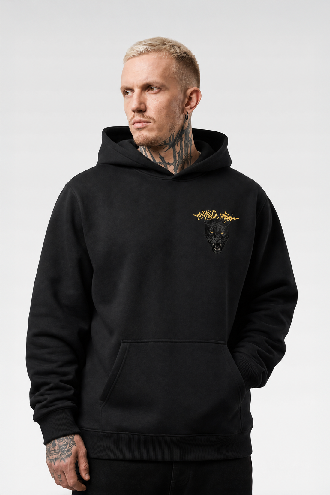 Moletom Pantera Boss Life Preto frente