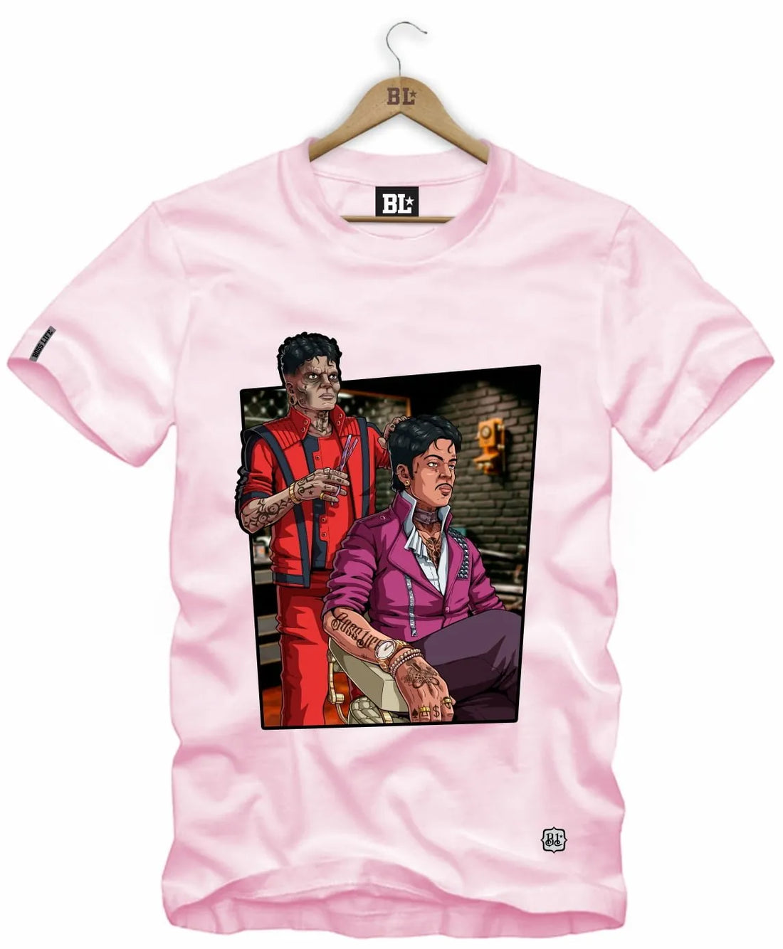 Camiseta Michael e Prince