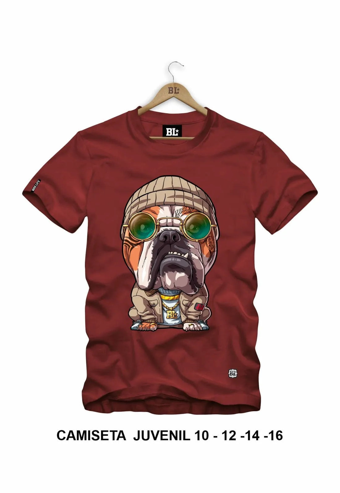 Camiseta Juvenil Bulldog Boss