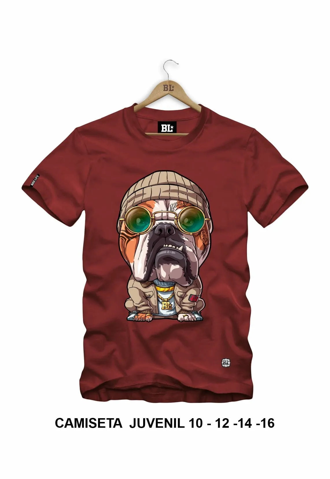 Camiseta Juvenil Bulldog Boss